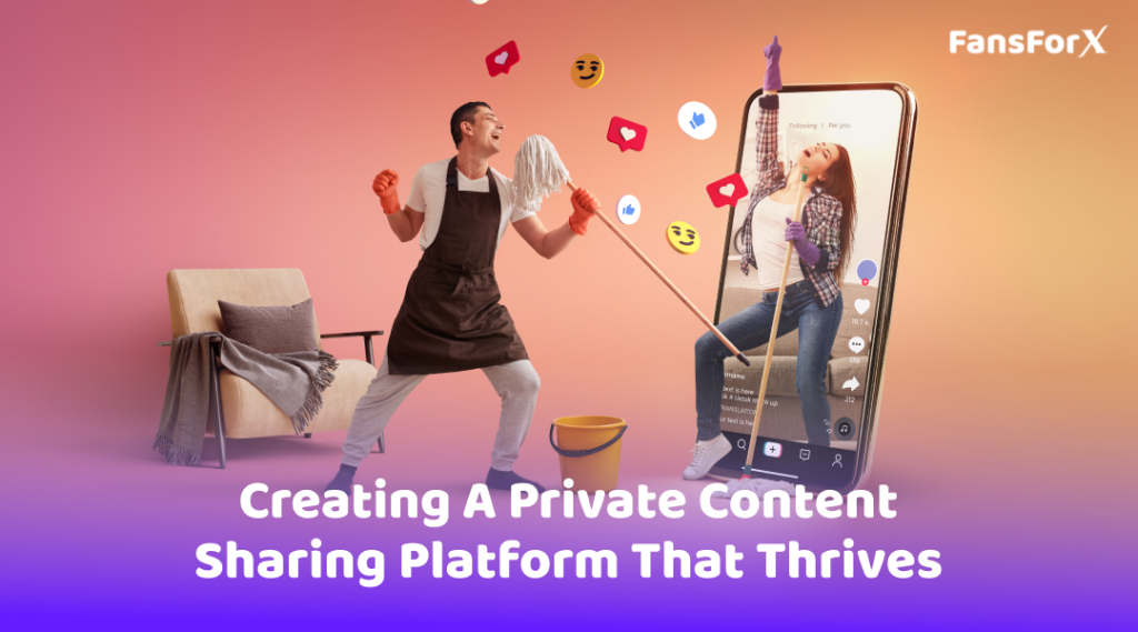 private content sharing platform